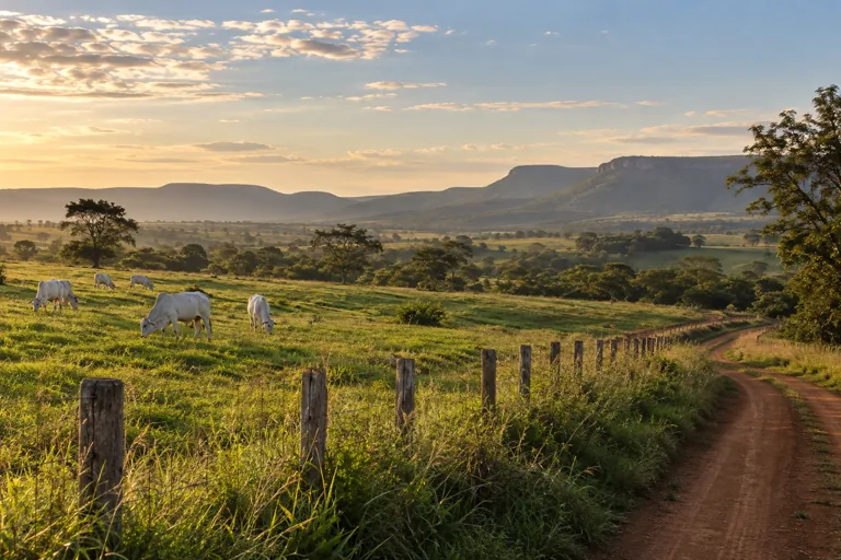 Pasto e lavoura no Norte de Minas