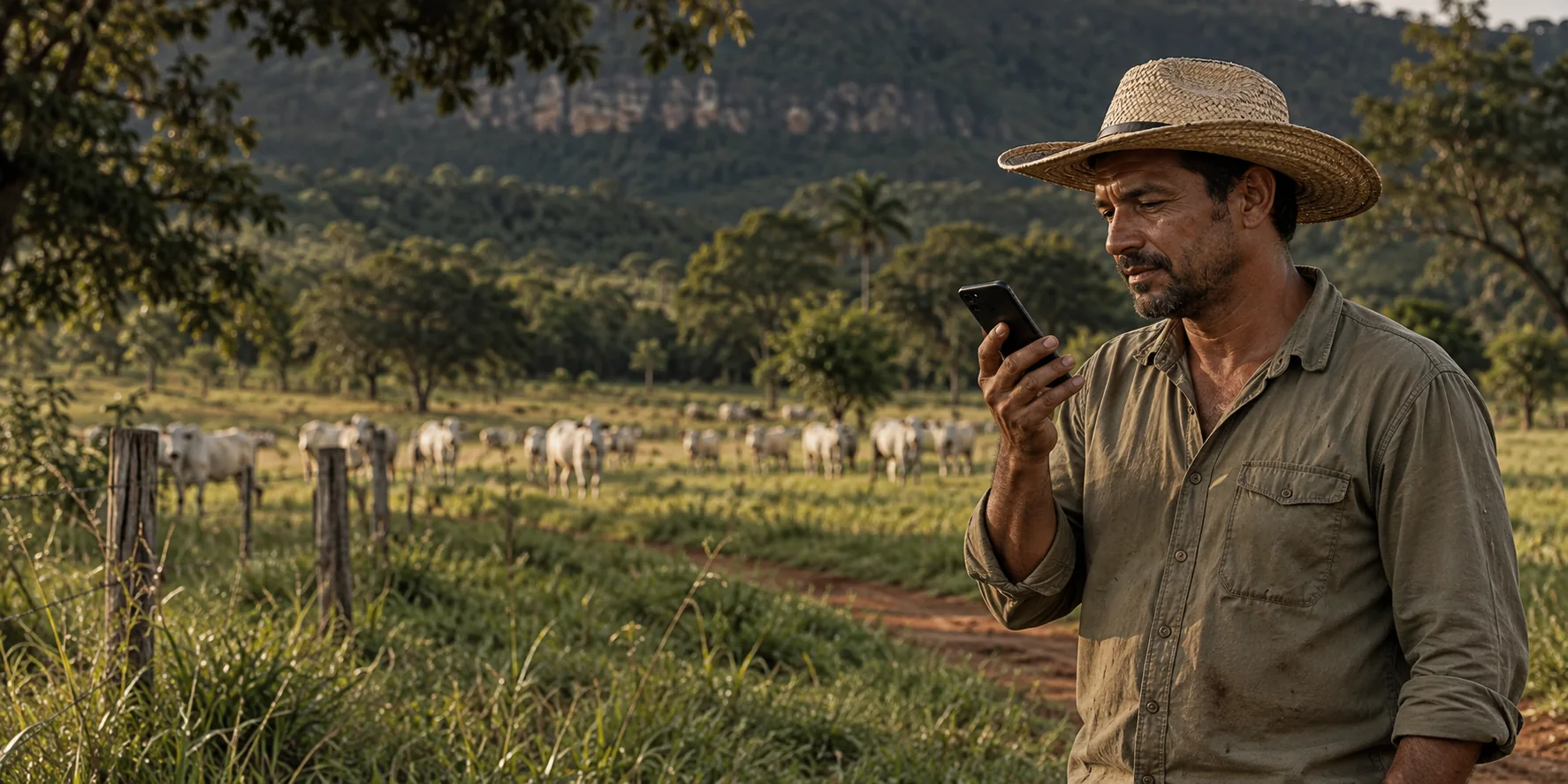 Produtor rural no Norte de Minas